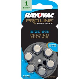 Rayovac 675 Proline Advanced Premium Zinc-Air - 1 blister